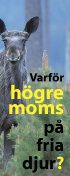 Varför högre moms på fria djur?